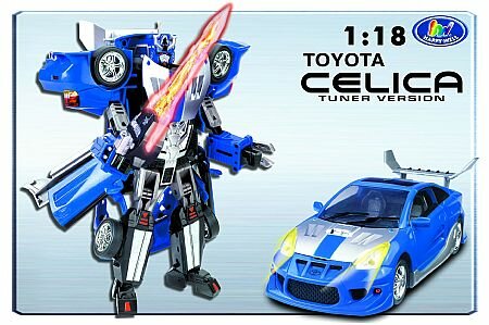 модель Робот-трансформер Roadbot Toyota - Celica (1:18 )